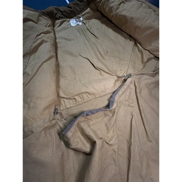 Vintage 50s American Field Hunting Jacket Mens XL Canvas Corduroy Chore 1950s